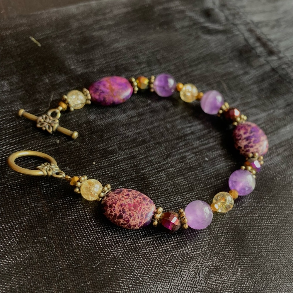 Amethyst Stone Bracelet